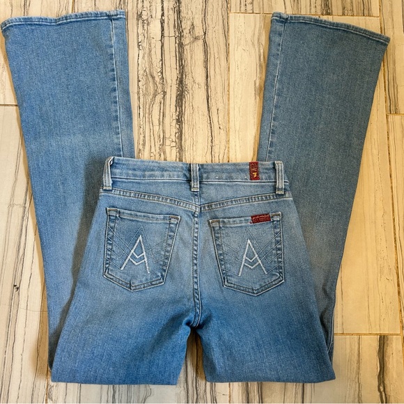 7 For All Mankind Denim - 7 For All Mankind A Pocket Bootcut Stretch Jeans